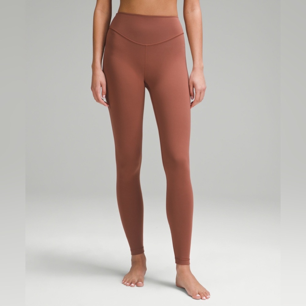 Lululemon Wunder Under SmoothCover High-Rise Tight 28" Leggings Ancient copper